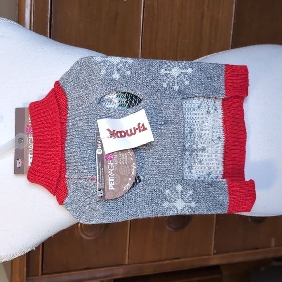 NWT Dog CHRISTMAS Sweater LITTLE RED TRUCK - Picture 4 of 7